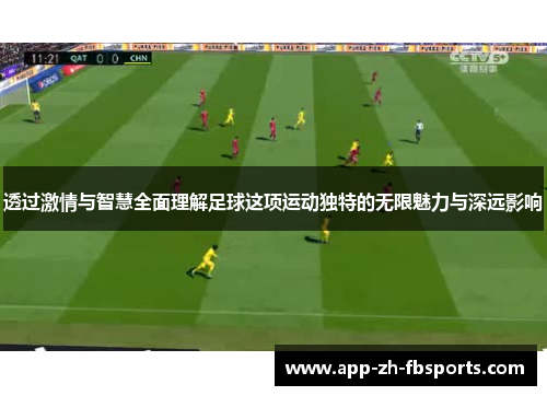 透过激情与智慧全面理解足球这项运动独特的无限魅力与深远影响